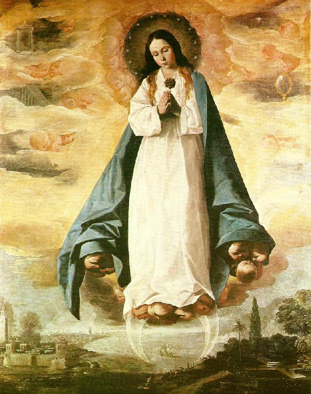 Francisco de Zurbaran immaculate virgin Norge oil painting art